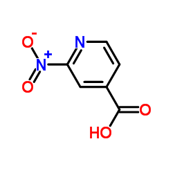 2-Nitropyridine-4-carboxylic acid structure, CAS 33225-74-0
