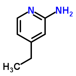 2-Amino-4-ethylpyridine structure, CAS 33252-32-3