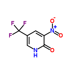 3-Nitro-5-(trifluoromethyl)pyridin-2-ol structure, CAS 33252-64-1