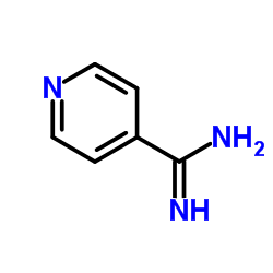 4-Pyridinecarboxamidine structure, CAS 33278-46-5
