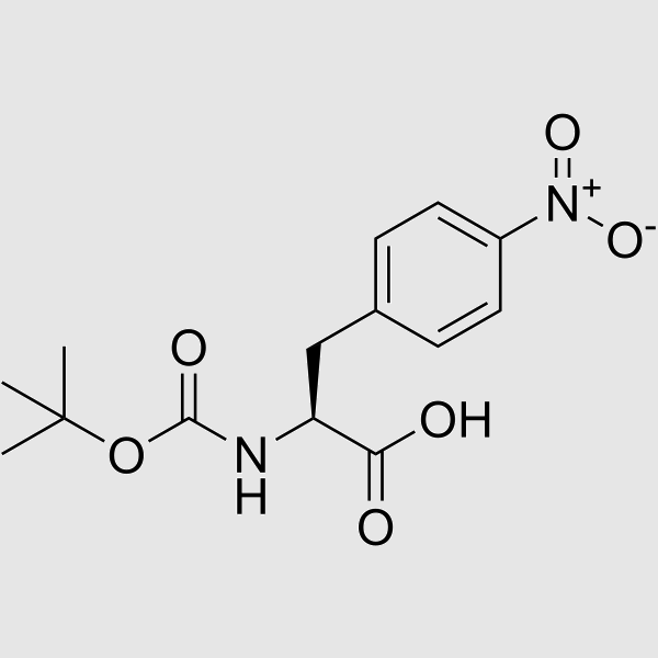 Boc-4-nitro-L-phenylalanine structure, CAS 33305-77-0