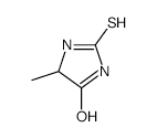 5-Methyl-2-thioxo-4-imidazolidinone structure, CAS 33368-94-4
