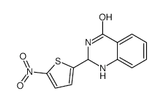 1,2-Dihydro-2-(5-nitro-2-thienyl)quinazolin-4(3H)-one structure, CAS 33389-33-2
