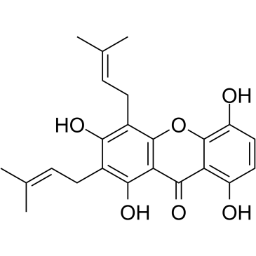 Gartanin structure, CAS 33390-42-0