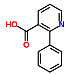 2-Phenylnicotinic acid structure, CAS 33421-39-5