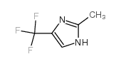 2-Methyl-4-trifluoromethylimidazole structure, CAS 33468-67-6