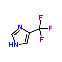 4-(Trifluoromethyl)-1H-imidazole structure, CAS 33468-69-8