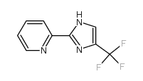 2-(2-Pyridyl)-4-trifluoromethylimidazole structure, CAS 33468-85-8
