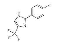 2-(4-Methylphenyl)-4-(trifluoromethyl)-1H-imidazole structure, CAS 33469-18-0