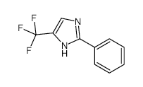 2-Phenyl-4-(trifluoromethyl)-1H-imidazole structure, CAS 33469-36-2