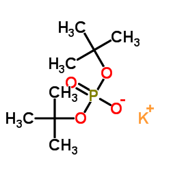Potassium di-tert-butylphosphate structure, CAS 33494-80-3