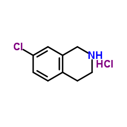 7-Chloro-1,2,3,4-tetrahydroisoquinoline hydrochloride structure, CAS 33537-97-2