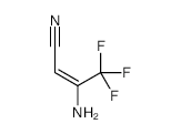 3-Amino-4,4,4-trifluoro-2-butenenitrile structure, CAS 33561-24-9