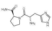 Histidylprolineamide structure, CAS 33605-69-5
