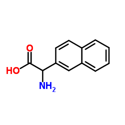 Amino(naphthalen-2-yl)acetic acid structure, CAS 33741-78-5
