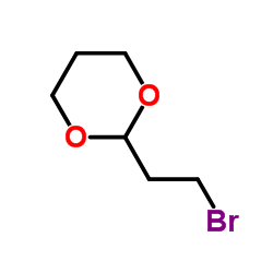 2-(2-Bromoethyl)-1,3-dioxane structure, CAS 33884-43-4