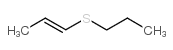 Propyl propenyl sulfide structure, CAS 33922-70-2