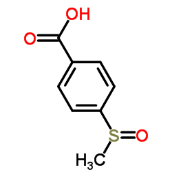 4-Methanesulfinylbenzoic acid structure, CAS 33963-58-5