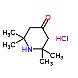 2,2,6,6-Tetramethyl-4-piperidone hydrochloride structure, CAS 33973-59-0
