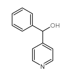 Phenyl(4-pyridyl)methanol structure, CAS 33974-27-5