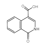 1-Oxo-1,2-dihydro-4-isoquinolinecarboxylic acid structure, CAS 34014-51-2