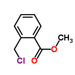 Methyl 2-chloromethylbenzoate structure, CAS 34040-62-5