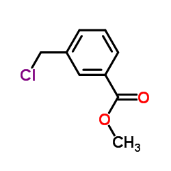 Methyl 3-(chloromethyl)benzoate structure, CAS 34040-63-6