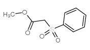 Methyl phenylsulfonylacetate structure, CAS 34097-60-4
