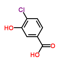 4-Chloro-3-hydroxybenzoic acid structure, CAS 34113-69-4