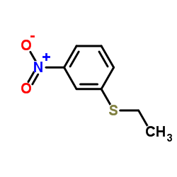 3-Nitrophenyl ethyl sulfide structure, CAS 34126-43-7