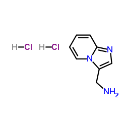 Imidazo[1,2-a]pyridin-3-ylmethanamine hydrochloride structure, CAS 34164-92-6
