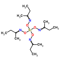 Tetra-(methylethylketoxime)silane structure, CAS 34206-40-1