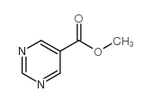Methyl pyrimidine-5-carboxylate structure, CAS 34253-01-5
