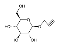 2-Propynyl beta-D-glucopyranoside structure, CAS 34272-03-2
