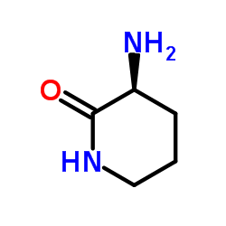 (S)-3-Aminopiperidine-2-one structure, CAS 34294-79-6
