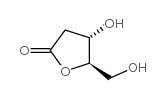 D-(+)-Ribonic acid-gamma-lactone structure, CAS 34371-14-7