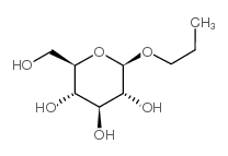 Propyl beta-D-glucopyranoside structure, CAS 34384-77-5
