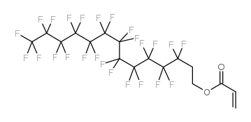2-(Perfluorododecyl)ethyl acrylate structure, CAS 34395-24-9
