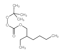 tert-Butylperoxy 2-ethylhexyl carbonate structure, CAS 34443-12-4