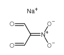 Sodium nitromalonaldehyde structure, CAS 34461-00-2