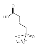 Glyphosate-sodium structure, CAS 34494-03-6