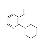 2-Piperidinopyridine-3-carboxaldehyde structure, CAS 34595-22-7