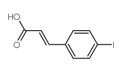 4-Iodocinnamic acid structure, CAS 34633-09-5