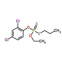Prothiofos structure, CAS 34643-46-4