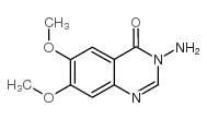 3-Amino-6,7-dimethoxy-4(3H)-quinazolinone structure, CAS 34659-16-0