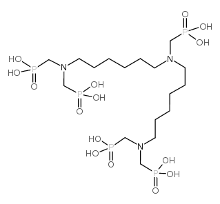 Bis(hexamethylenetriaminepenta(methylenephosphonic acid)) structure, CAS 34690-00-1