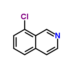 8-Chloroisoquinoline structure, CAS 34784-07-1