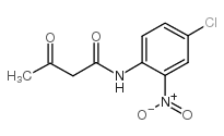 N-(4-Chloro-2-nitrophenyl)-3-oxobutanamide structure, CAS 34797-69-8