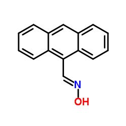 9-Anthraldehyde oxime structure, CAS 34810-13-4