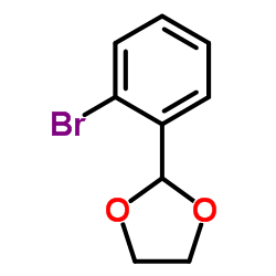 2-(2-Bromophenyl)-1,3-dioxolane structure, CAS 34824-58-3